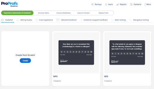 Qualaroo Templates