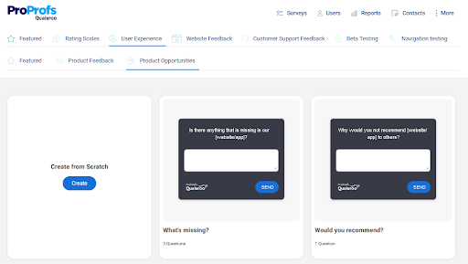 Qualaroo Templates