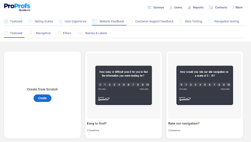 Qualaroo Templates